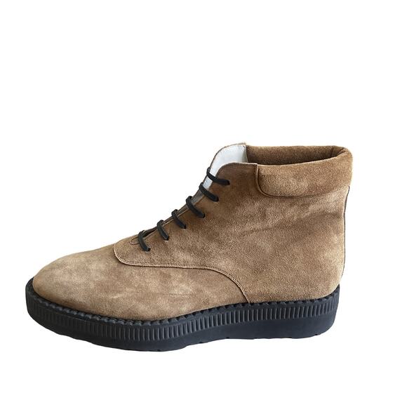 $1,995 NEW Kiton Brown Suede Rubber Sole Ankle Boots Size 11 main image 6